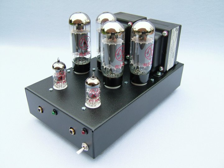 Projet 11 - Amplificateur à tubes 6L6GC - PP UL - Classe A - 2x24 Weff