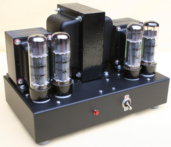 NovoTone - Amplificateur hybride 2x32 W - PP UL EL34-KT77